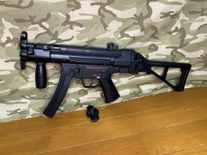 東京マルイ MP5K レプリカストック付（取り付け部は自作）