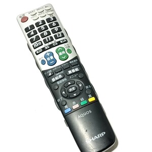 A 保証有り 送料無料 SHARP テレビ リモコン GA826WJSA 「LC-32E8/LC-32E7/LC-26E8/LC-26E7/他」除菌