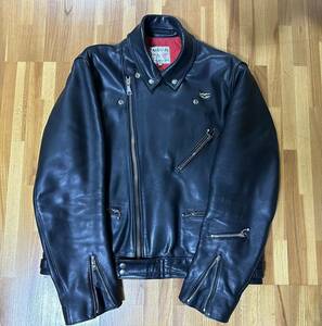 Lewis leathers 441T サイクロン サイズ46 カウハイド 正規店オーダー ルイスレザー タイトフィット レッドキルティング ゴールドサテン