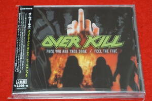 レア！ 新品【 2枚組CD '85年作】 OVERKILL / Fuck You And Then Some + Feel The Fire スラッシュ・メタル オーヴァーキル 3タイトル収録