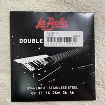 La Bella ラベラ S946 Double Ball Electric Guitar - Light 09-046 Steinberger スタインバーガー 未使用 弦_画像1