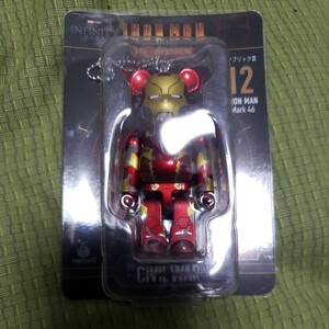 ハッピー くじ ベアブリック アイアンマン　HAPPYくじ ベアブリック賞 12 Mark 46 Marvel BE@RBRICK Happy くじ Ironman THE INFINITE SAGA