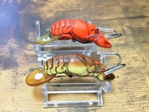 OLD/REBEL/CRAWFISH/約5㎝・約8g/2点セット/オールド/レーベル/クローフィッシュ/(クローダッド/ザリガニ/秘密のクランク)