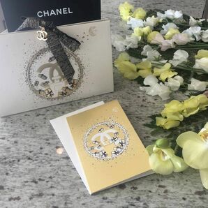 ★CHANEL★コスメパッケージショッパー箱ホワイト★ギフトラッピング・リング付き★送料込み