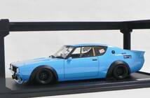 IG 3219 1/18 LB-WORKS Kenmeri 2Dr Light Blue イグニッションモデル リバティーウォーク ケンメリワークス レイトバージョン_画像2