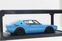 IG 3219 1/18 LB-WORKS Kenmeri 2Dr Light Blue イグニッションモデル リバティーウォーク ケンメリワークス レイトバージョン_画像3