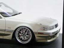 IG 1/18 トヨタ ソアラ (Z20) 3.0GT-LIMITED White/Silver Toyota Soarer BBS RG-R ホイールカスタム イグニッションモデル_画像6