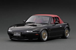 IG 3197 1/18 Eunos Roadster (NA) Black イグニッションモデル ユーノス ロードスター Sリミテッド BBS RS ナルディ