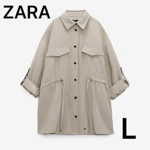 ZARA L トレンチコート 羽織り レディース