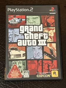 ★ 送料無料 PS2 アクション ★ グランド セフト オート 3 grand theft auto 動作確認済 説明書付き ポスター付き ★