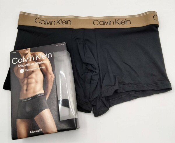 【Lサイズ】Calvin Klein(カルバンクライン) ローライズボクサーパンツ ゴールド 1枚 メンズボクサーパンツ 男性下着 NP2569