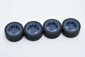 1/24 plastic model car wheel 18 -inch xt206r type 