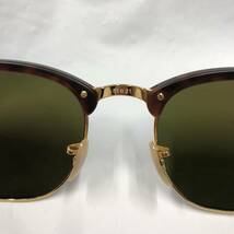 ★ 1円スタート RayーBan レイバン クラブマスター RB3016 1145/17 51□21 サングラス 黒 茶 べっ甲 ブルーレンズ メンズ 本体のみ ★_画像7