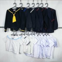 キッズ 幼稚園 小学生 セーラー服 ブラウス 1円 中古 制服 学生服 19枚 セット 詰合わせ 39CS-255 DF_画像1