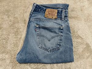 Levi's リーバイス 501 XX ダブルエックス デニム ジーンズ ボタンフライ ボタン ヴィンテージ インディゴ 1円 w36L33 古着 ビンテージ