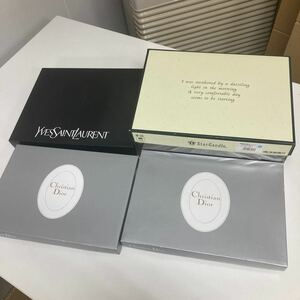 【025 送料無料】シーツ 敷きパッド まとめて 4点セット Christian Dior/YVES SAINT LAURENT/西川産業 未使用品