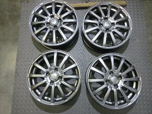 7761S4○15×5 1/2Ｊ PCD100 4H +42 SIBILLA NEXT B-12 アルミホイール 4本 JW　良品 【本州四国九州送料無料】