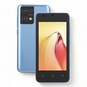 Android用スマートフォン、デュアルSIMカード超薄型携帯電話、RAM 2GB ROM 32GB大メモリ、4.66inch HDフルスクリーン 大容量バッテリー(青)