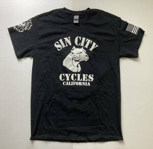 SIN CITY CYCLES シンシティサイクルズ　Tシャツ　Mサイズ　チョッパー　ハーレー　バイカー