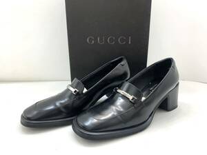 GUCCI グッチ ビット ローファー サイズ=35 1/2 ブラック 