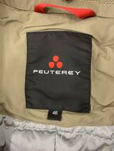 PEUTEREY ピューテリー ファー付き ナイロン ダウンコート ベージュ系 サイズ46 〇美 品 _画像4