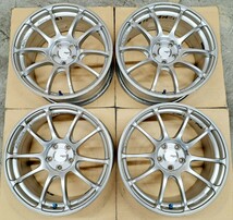 ヨコハマ アドバンレーシングRZ ホイール 4本　17インチ 7.5J 100 スバル BRZ フォレスター レガシィアウトバック トヨタ 86 プリウス_画像1