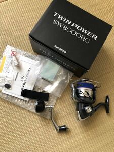 SHIMANO TWIN POWER シマノ ツインパワー SW 8000HG 使用少　美品