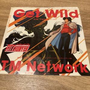 シティハンター、get wild、7インチレコード、TM network、7インチレコード、和モノ、アニメ、アニソンの画像1