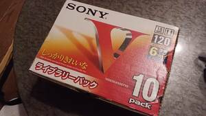 ☆未使用/未開封☆SONY VHSビデオテープ120/1箱(10Pack入り）☆