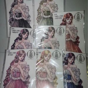 『C48』creampeachさん(クリームピーチさん) 人物ステッカー 8枚セット