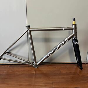 LITE SPEED T5 Ti 3.25 DISC ROAD 中古　検）ライトスピード　ディスク　クリスキング chris king チタン　フレーム　