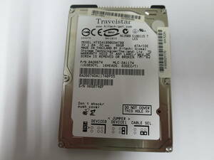 【中古】HITACHI HTS541080G9AT00 2.5 80GB HDD Ultra ATA100 8MB 5400rpm