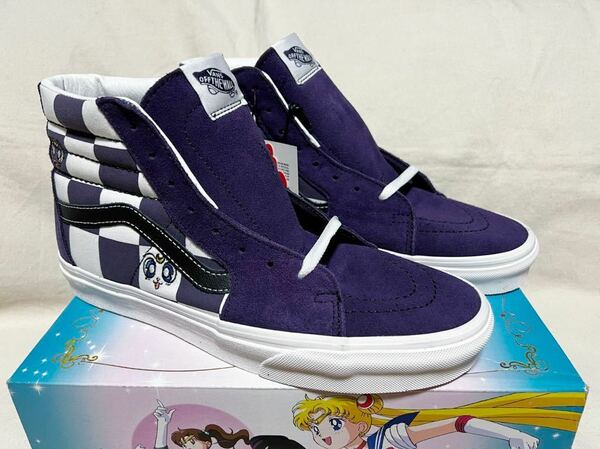 送料無料 27cm VANS x 美少女戦士セーラームーン スケートハイ US9 新品未使用 pretty guardians sailor moon Sk8-Hi ルナ アルテミス