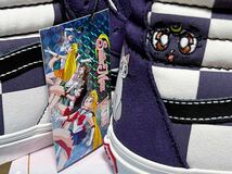 送料無料 27cm VANS x 美少女戦士セーラームーン スケートハイ US9 新品未使用 pretty guardians sailor moon Sk8-Hi ルナ アルテミス_画像5