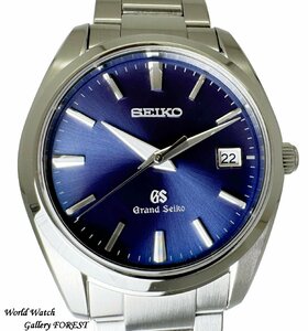 【Grand Seiko グランドセイコー☆SBGX065】中古 メンズ腕時計 クオーツ 9Fクオーツ 9F62-0AB0 ブルー文字盤【外装仕上げ☆AAランク】