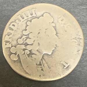 外国コイン！デンマーク 1705年 美品 あ528