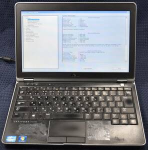 ジャンク DELL LATITUDE E6230 CPU:i5-3380MU メモリー:4GB HDD:無し ノートパソコン 70