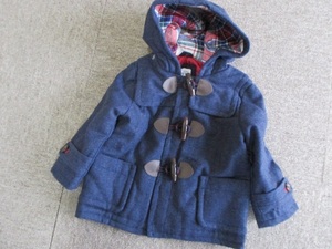 * new goods baby Gap Gap .. with cotton duffle coat 80* navy blue 