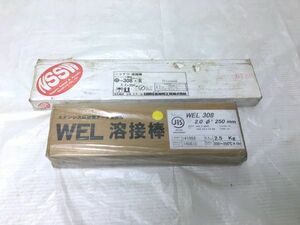 O3-065■日本住金溶接工業 日本ウエルディング 溶接棒 まとめ売り 溶接機 消耗品 S-308・R WEL308 (総量約5kg) ■未使用・アウトレット品