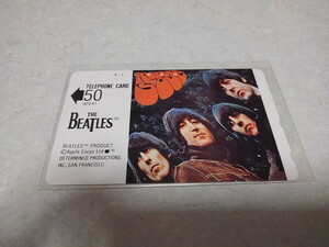 ●　ビートルズ　Rubber Soul　【　テレカ　♪未使用新品　】　The Beatles　テレフォンカード