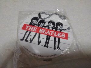 ●　ビートルズ　【　ネームプレート　直径約7cm　♪未開封新品　】　The Beatles