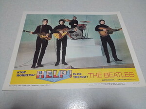 ●　ビートルズ　 【　 HELP! ピンナップ ♪美品　大きさ約36×28cm　】　The Beatles　※No.7