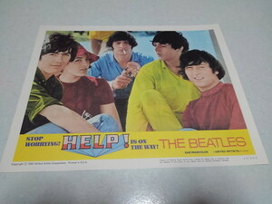 ●　ビートルズ　 【　 HELP! ピンナップ ♪美品　大きさ約36×28cm　】　The Beatles　※No.8