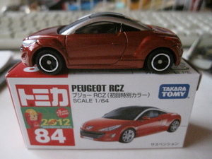 初回特別仕様トミカ84　プジョー RCZ　2012年【同封可】