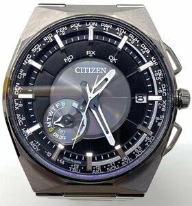 稼働品 CITIZEN F100-T021077 シチズン サテライトウェーブ ソーラー チタン 取扱説明書 内外箱