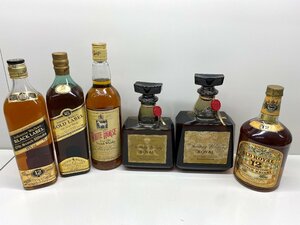 未開栓 お酒まとめ 6本 SUNTORY ROYAL SR/WHITE HORSE/GOLD LABEL/BLACK LABEL/OLD ROYAL12 ウイスキー