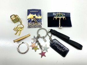 ブランドアクセサリーまとめ ブローチ キーホルダー チャーム タイピン Dior/BVLGARI/BURBERRY/COACH/ ヴァンドーム青山/agns b.