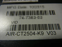 《》【訳あり中古】Cisco AIR-CT2504-K9 2500シリーズ Wireless Controller 初期化_画像3