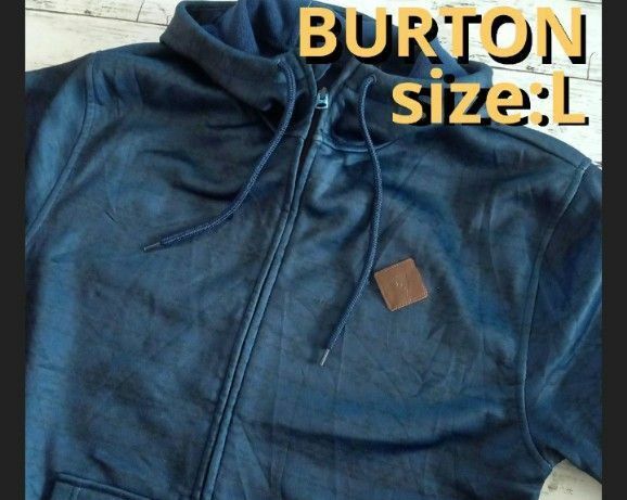 BURTON　フルジップパーカー　L　バートン