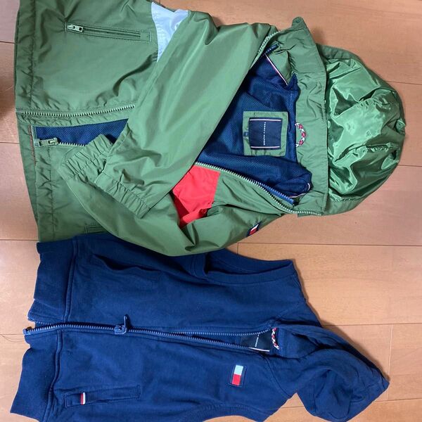 TOMMY HILFIGER サイズ122 キッズ　ウインドブレーカー　　ベストライナー付き！さい再値下げ